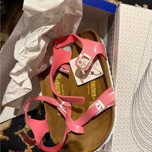 Birkenstock Kid's Taormina Sandals, BF Magic Galaxy Pink, 7-7.5 Narrow Big Kid